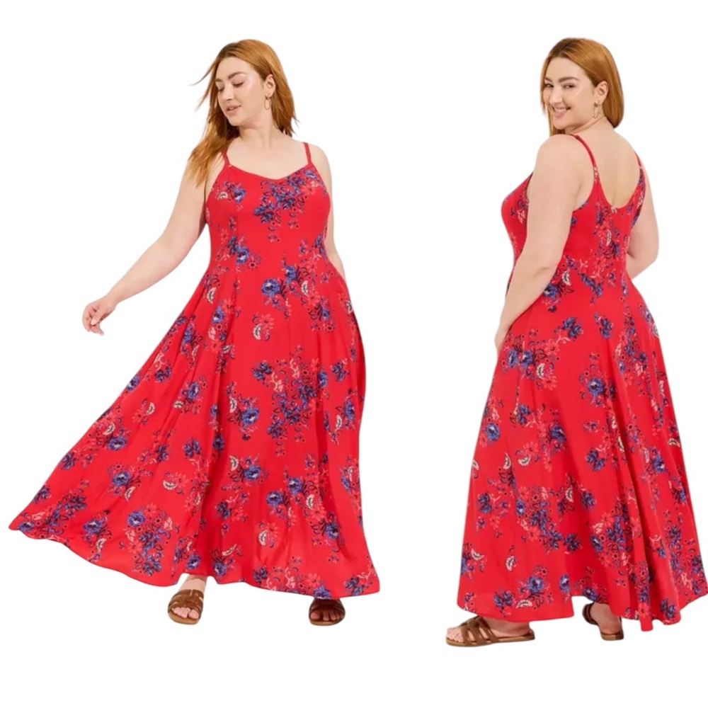 Maxi Challis Trapeze Dress
